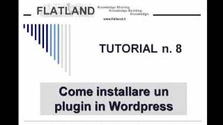 Come installare un plugin in Wordpress [upl. by Arrak]