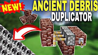 Minecraft 120  UNLIMITED ANCIENT DEBRIS DUPLICATION GLITCH II EASY TUTORIAL JAVABEDROCK [upl. by Aven]