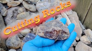 Cutting and Cabbing Rock Montana Agates and Waterline Agate Cabochons 133 and 134 [upl. by Hayton]