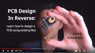 PCB Design In Reverse  Part 5  Creating the schematic [upl. by Bocoj]