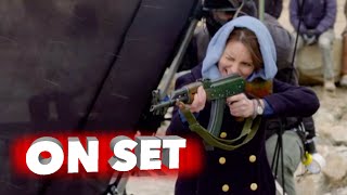 Whiskey Tango Foxtrot Behind The Scenes Movie BRoll  Tina Fey Margot Robbie  ScreenSlam [upl. by Xaviera]