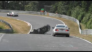 Nürburgring RCN 4 Highlights Big Crash Technical Defects Fails and Action [upl. by Verada]