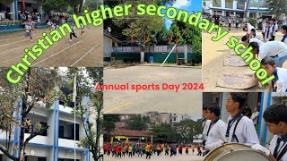 Christian higher secondary school  Annual sports day 2024  chss chsschool ytshort yt [upl. by Fanni690]