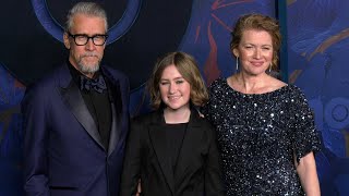 Alan Ruck Emma Ruck Mireille Enos quotHBO amp Max PostEmmy Celebrationquot Blue Carpet [upl. by Fital]