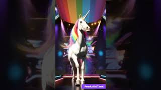 Unicorn’s Magical Transformation into Rainbow Pony Stuns AGT！独角兽神奇变身彩虹小马！ユニコーンがレインボーポニーに大変身、AGTを驚かせる [upl. by Anirtac]