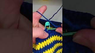 Crochet Spiral Beanie Tutorial Part 18 Brim Part 2 [upl. by Swartz]