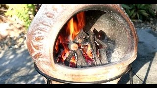 CHIMINEA How to cook pizza to perfection in a chiminea How to guide [upl. by Meador]