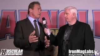 MD CLASSICS  Arnold Schwarzenegger Interview  ARNOLD CLASSIC 2015  PETER MCGOUGH [upl. by Olumor679]