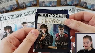 PHANTASTISCHE TIERWESEN 2 UND HARRY POTTER  Die Stickerzeitung Unboxing amp Gewinnspiel [upl. by Lempres]