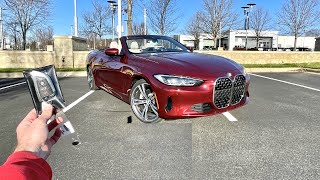 2023 BMW 430i Convertible Start Up Exhaust Test Drive POV and Review [upl. by Odnamla]