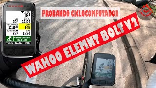 Prueba de Wahoo ELEMNT Bolt V2 [upl. by Akirdnas]