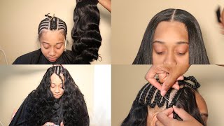 HAIR TUTORIAL  Full Leave Out Sew In Tips amp Tricks Blending Leave Out amp Flat Tracks Ft Eayon Hair [upl. by Laud942]