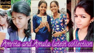 Amrita and Amala latest tiktok collections [upl. by Solracnauj]