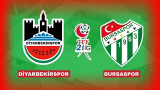 Diyarbekirspor  Bursaspor CANLI [upl. by Tahp]