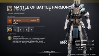 HOW TO GET MANTLE OF BATTLE HARMONY  DESTINY 2 [upl. by Boucher]