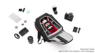 Manfrotto Pro Light Bags Multipro 120 Backpack PL MB PL MTP 120 [upl. by Ahsilet20]