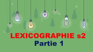 Lexicographie S2 polysémie decoupement regroupement [upl. by Aniwde]