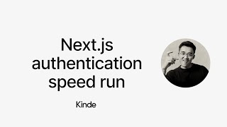 Nextjs authentication speed run [upl. by Halika]