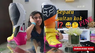 UNBOXING FOX INSTINCT 2020 Sepatu Sultan Untuk Trabas [upl. by Drahcir]