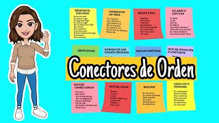 ✅​ LOS CONECTORES DE ORDEN  FUNCIÓN TIPOS EJEMPLOS [upl. by Eentihw]