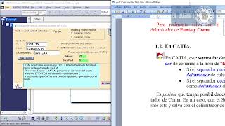 CATIA V5 desde cero Aplicación para pasar CSV con cualquier delimitador de columna a Table Draw [upl. by Abramson]