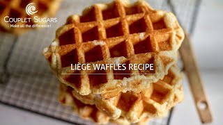 Liege Waffles recipe  Pearl sugar amp waffle mix [upl. by Wehner]