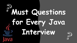 Everything in 1 video  Most Commonly Asked Core Java Interview Questions  Freshers  Entry Level [upl. by Mateusz]