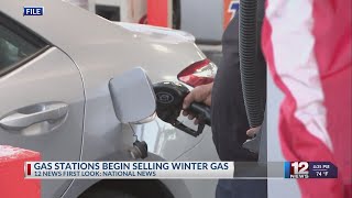 Gas stations to begin selling winter gas [upl. by Ahsemad]