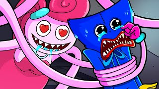 HUGGY WUGGY and MOMMY LONG LEGS  Cartoon Animation Poppy Playtime [upl. by Lawry]