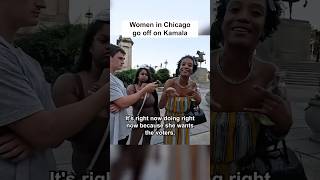 Women in Chicago go OFF on Kamala Harris 🔥 [upl. by Ormond]