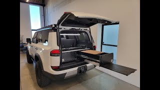 Creating the perfect Lexus GX550 drawer and sleeping platform system [upl. by Spearman]