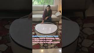 Multi Functional Centre Table homedecor interiordesign sofa architecture interior india usa [upl. by Mamie]