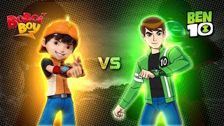 BoBoiBoy vs Ben 10 Ultimate Battle of Heroes [upl. by Sisely]