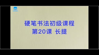 20 长提 硬笔书法入门课 [upl. by Leoine397]