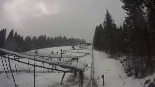 Alpine Coaster Flachau Winter [upl. by Ahsinav87]