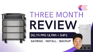 Delta Pro Ultra and Smart Home Panel 2 3 Month Review Savings and Backup [upl. by Favata]