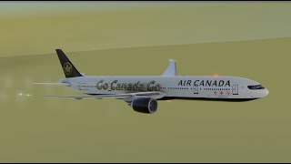 Air Canada B777300ER Olympic Livery  Montreal to Paris [upl. by Shamrao]