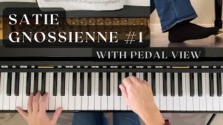 Satie Gnossienne No 1  with Pedal Tutorial [upl. by Mcnally]