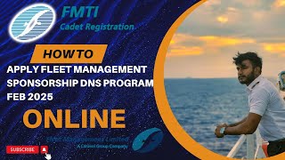 HOW TO APPLY FLEET SPONSORSHIP EXAM  DNS PROGRAM FEB2025  FLEET MANAGEMENT LTD  DNS SPONSORSHIP [upl. by Yarazed]