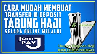 Cara Deposit Wang Ke Tabung Haji Secara Online  Jompay maybank [upl. by Geesey]