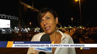 Massafra Dimissioni consiglieri PD Filippetti non informata [upl. by Persson]