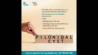 What does a Pilonidal Cyst look like  Apollo Hospitals [upl. by Annaihs]