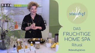 Christina Wolff Staudigl  Ananas Ritual  ORF Beitrag Studio 2  Home Spa [upl. by Inor]