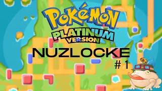 Pokémon Platinum Nuzlocke 1 The Journey Begins [upl. by Yanel750]