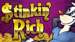 Trying for a progressive win on Stinking Rich [upl. by Ahsiloc309]