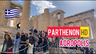 Parthenon 2024 at Acropolis in Athens Greece [upl. by Sdlonyer]