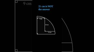 Find radius 🤔 maths ytshorts GRE [upl. by Gass]