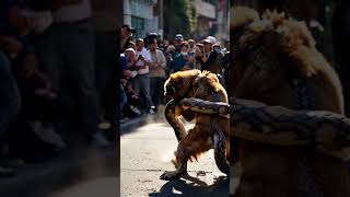 The dog barked continuously but everyone just stood and watched animals [upl. by Heidie]