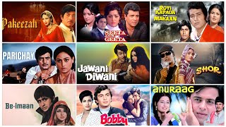 1972 Ki all Bollywood Movies [upl. by Nylodnarb]