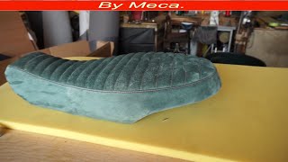 Como Tapizar Asiento de Moto en Cuero  Upholster Motorcycle seat [upl. by Sirred]